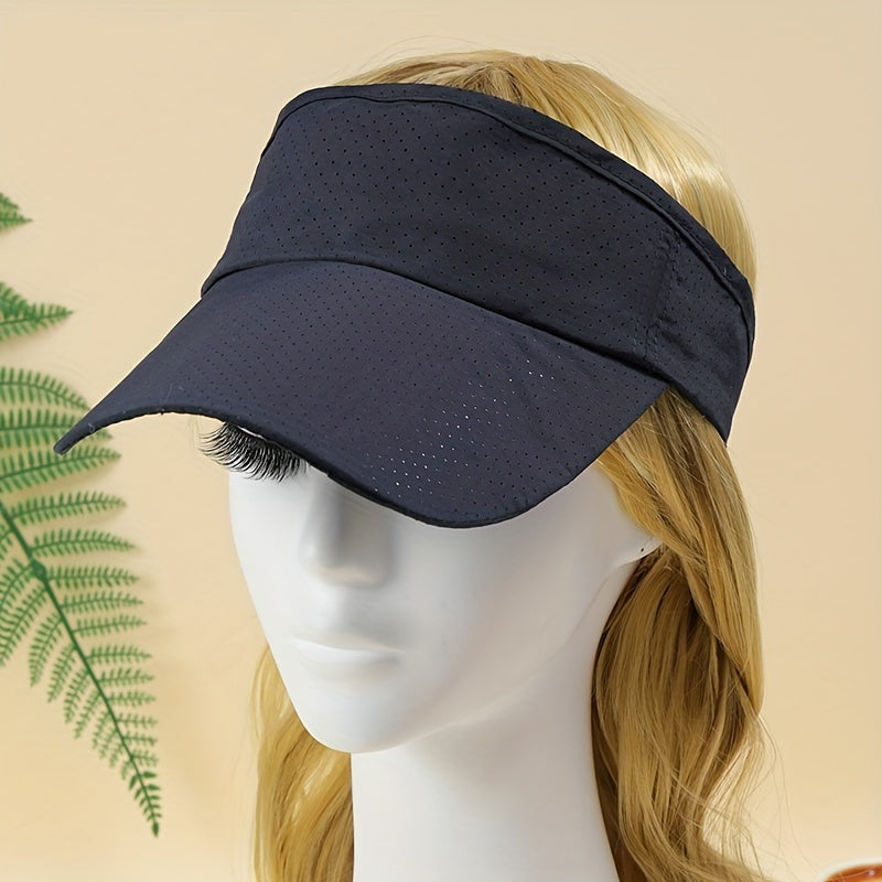 Mesh Breathable Visor Hat UV Protection Lightweight Baseball Cap