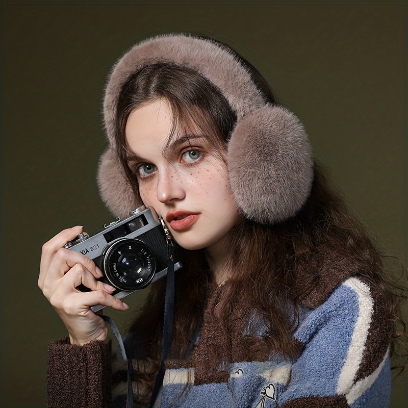 Unisex Foldable Ear Muffs Windproof Skiing Accessory
