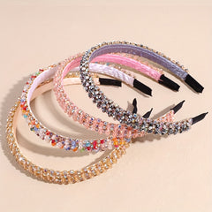 Rhinestone Headband Hair Band Crystal Headdress Women Girls