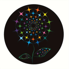 Colorful Patterned 20x20cm Gaming Mouse Pad - Non-Slip Rubber Base