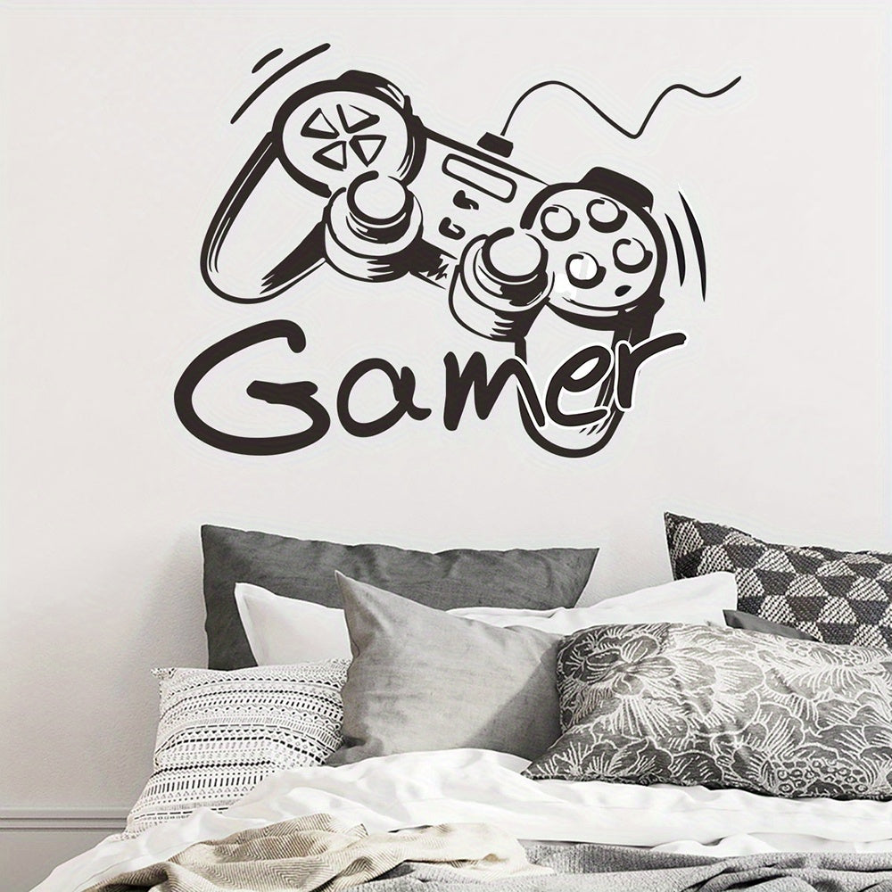 Gamepad Wall Sticker Easy Room Decor for Bedroom and Living Room