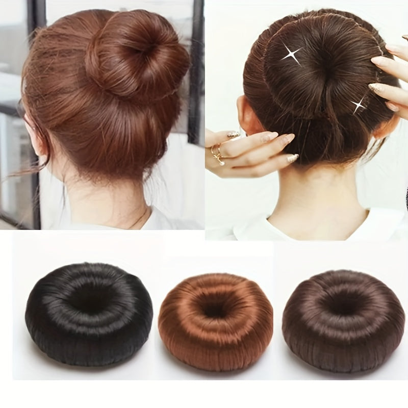 Fluffy Donut Bun Hair Tie Styling Tool