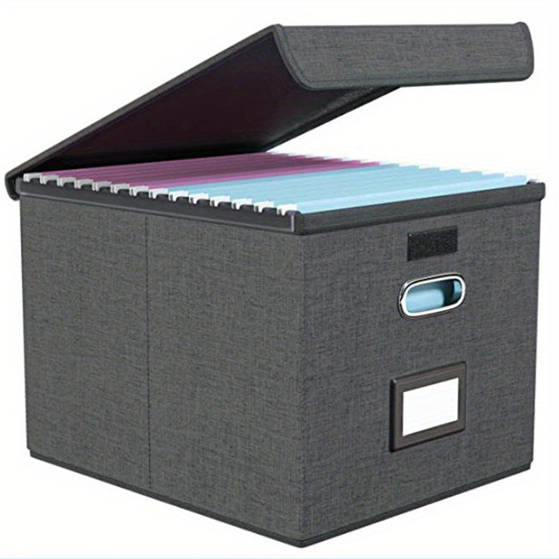 Filing Storage Boxes w/ Plastic Slide for Letter Legal File Folder
