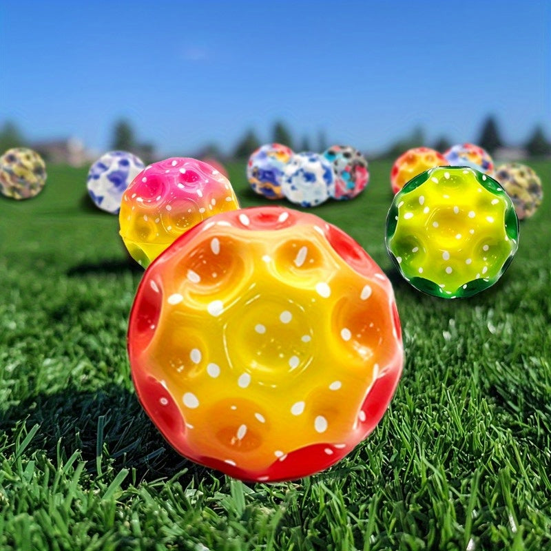 12 Pack High Bounce Sensory Training Balls - Durable Silicone Party Game Balls