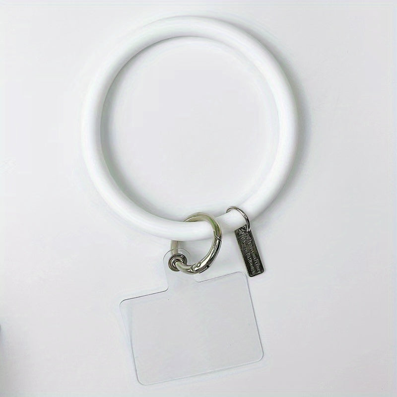 Fashionable Anti Lost Silicone Bracelet Keychain for Phones
