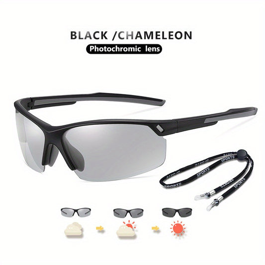 CoolPandas Men's Tr90 Ultralight Sports Polarized Sunglasses