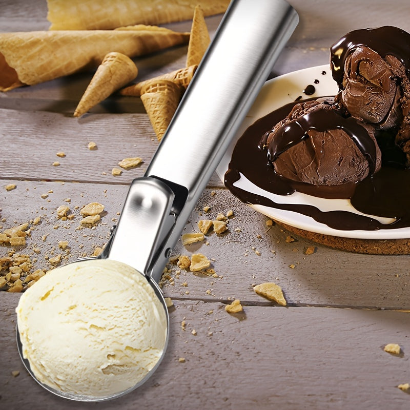 Stainless Steel Ice Cream Spoon for Perfectly Scooped Ice Balls