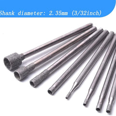 10-Piece Set of Jade Carving Tools with Diamond Grinding Heads & Jadeite Needles