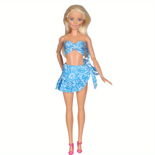 Beach Bikini Set for Dolls - Perfect Gift for Girls