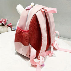 Kids Rabbit Embroidery Backpack Lightweight Bag