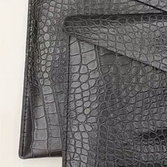 A4 PU Document Bag - Black