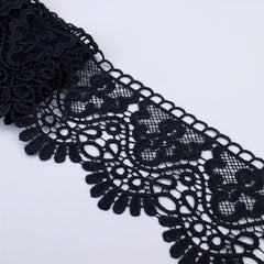 Europe Crown Lace Trim Pattern Inelastic Embroidery Lace