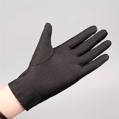 Ice Silk Spandex Driving Gloves Elastic Pair