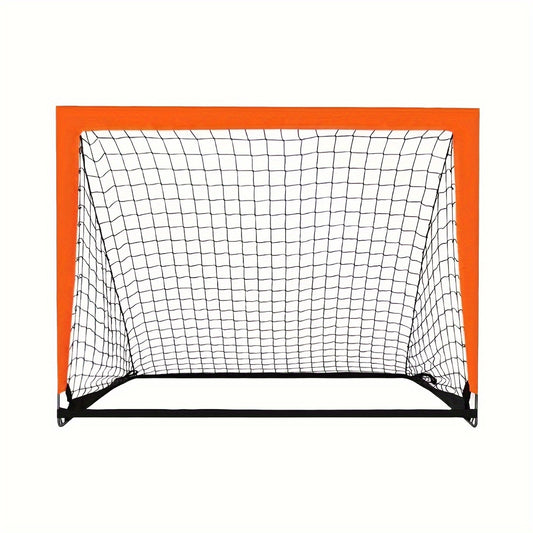 Portable Football Goal Net Foldable Mobile Football Shooting Trainer