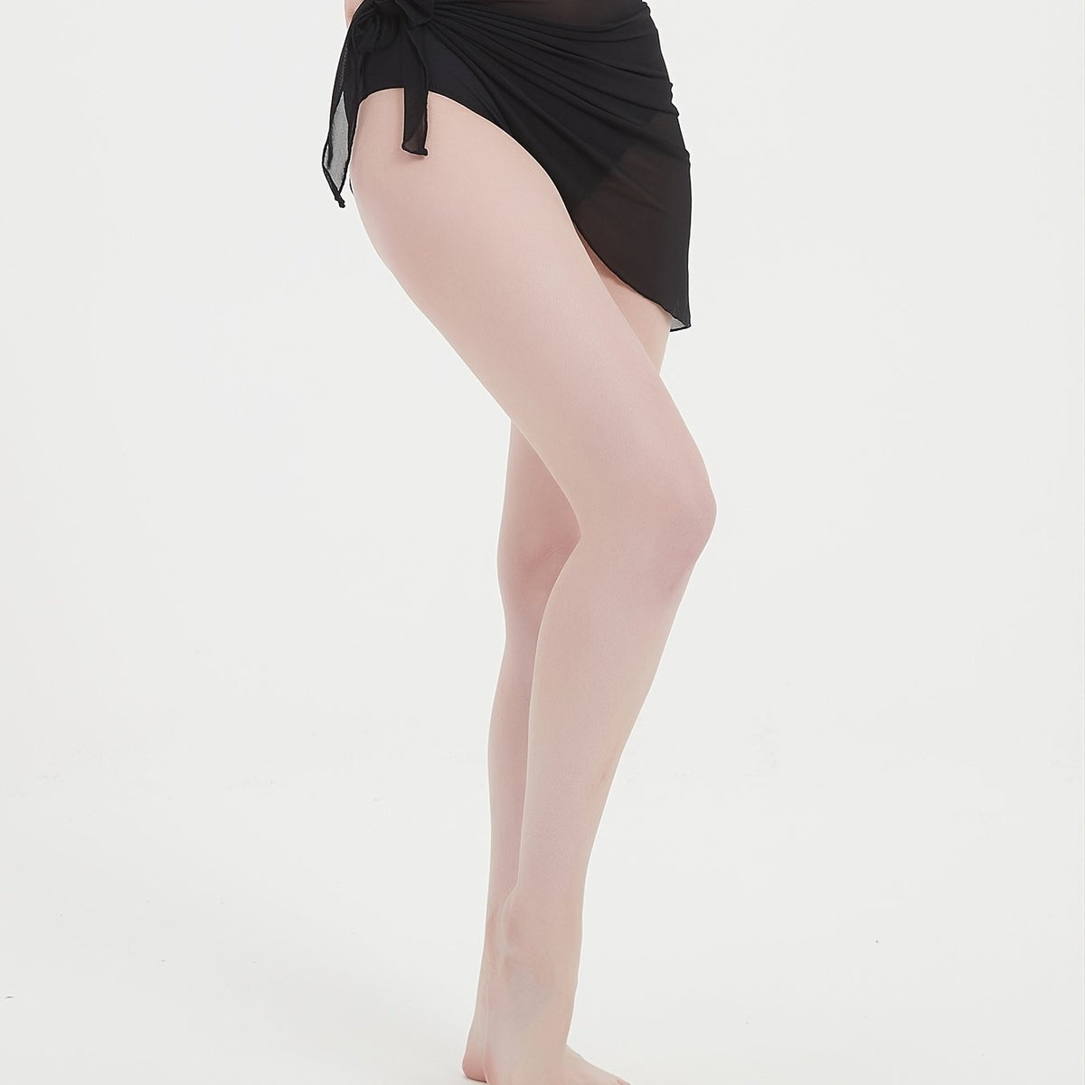 Sexy Beach Cover Up Wrap Ruched Knot Side Sarong
