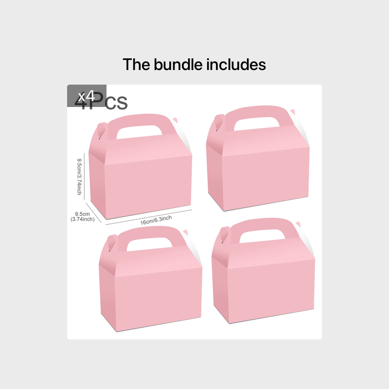 Solid Paper Candy Box for Christmas Weddings Birthdays & Baby Showers