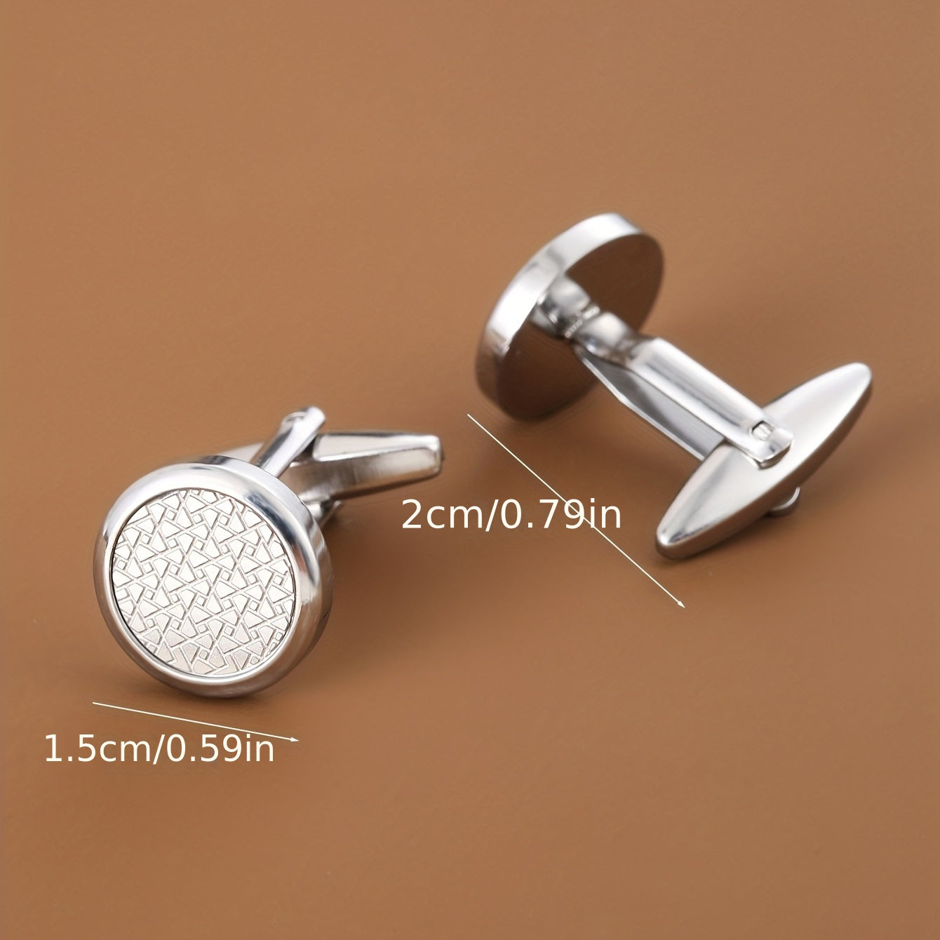 Romantic Round Cufflinks Business For Men
