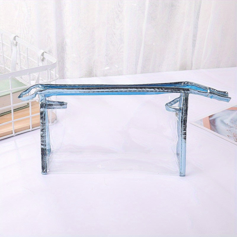 Clear Transparent Plastic PVC Makeup Storage Bag Zipper
