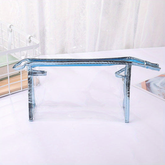 Clear Transparent Plastic PVC Makeup Storage Bag Zipper