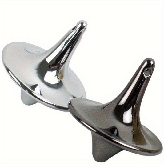 Stainless Steel Gyroscope Handheld Toy - Random Punching & Mixed Colors