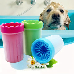 Portable Dog Paw Cleaner Cup for Grooming and Hygiene