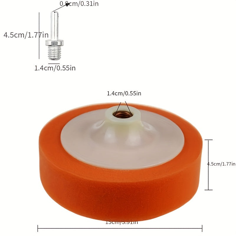 6 Inch 150mm Car Polishing Pad Sponge Wheel Waxing Disc