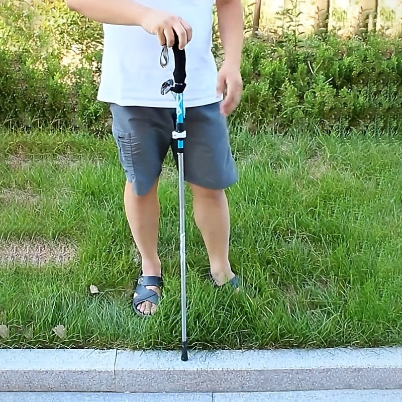 Portable 5-section Hiking Stick for Outdoor Camping