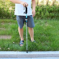 Portable 5-section Hiking Stick for Outdoor Camping