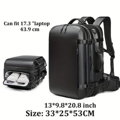 Men's Large Capacity Waterproof Travel Backpack