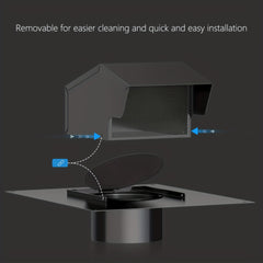 Galvanized Steel Roof Vent Cap with Damper for Ventilation System