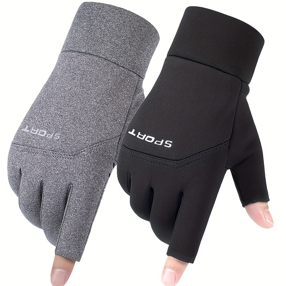 Anti Slip Fishing Gloves with Touch Screen - Warm and Comfortable Hands
