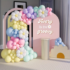 158pcs Grey Rose Blush Balloon Garland Arch Kit for Bohemian Party Decoration