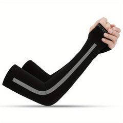 1 Pair Minimalist Striped Sunscreen Ice Sleeves