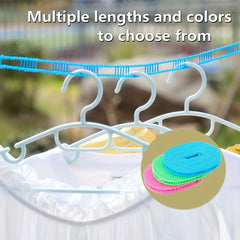Portable Non-slip Clothesline Rope for Camping and Household Use