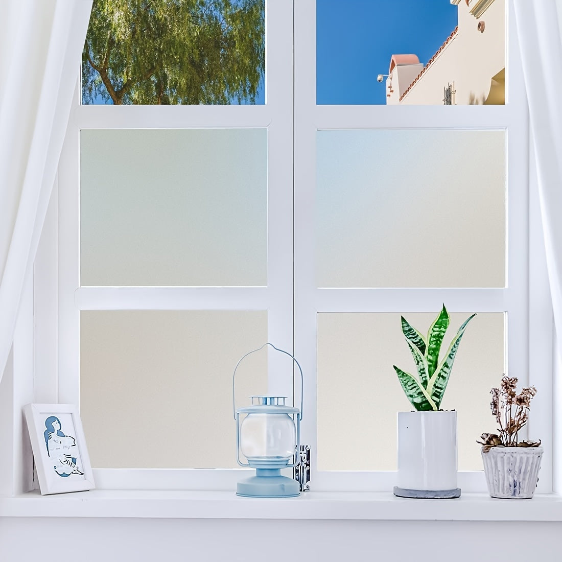 Matte Frosted Window Film Privacy Glass Vinyl Self Adhesive Film