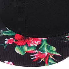 Floral Printed Hip Hop Hat For Men