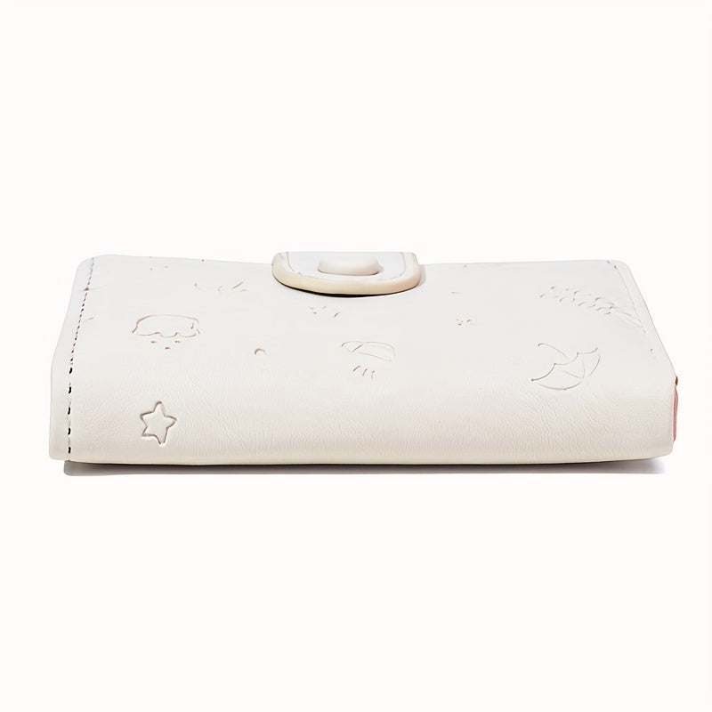 Cartoon Three Fold Short Wallet Card Holder Money Clip