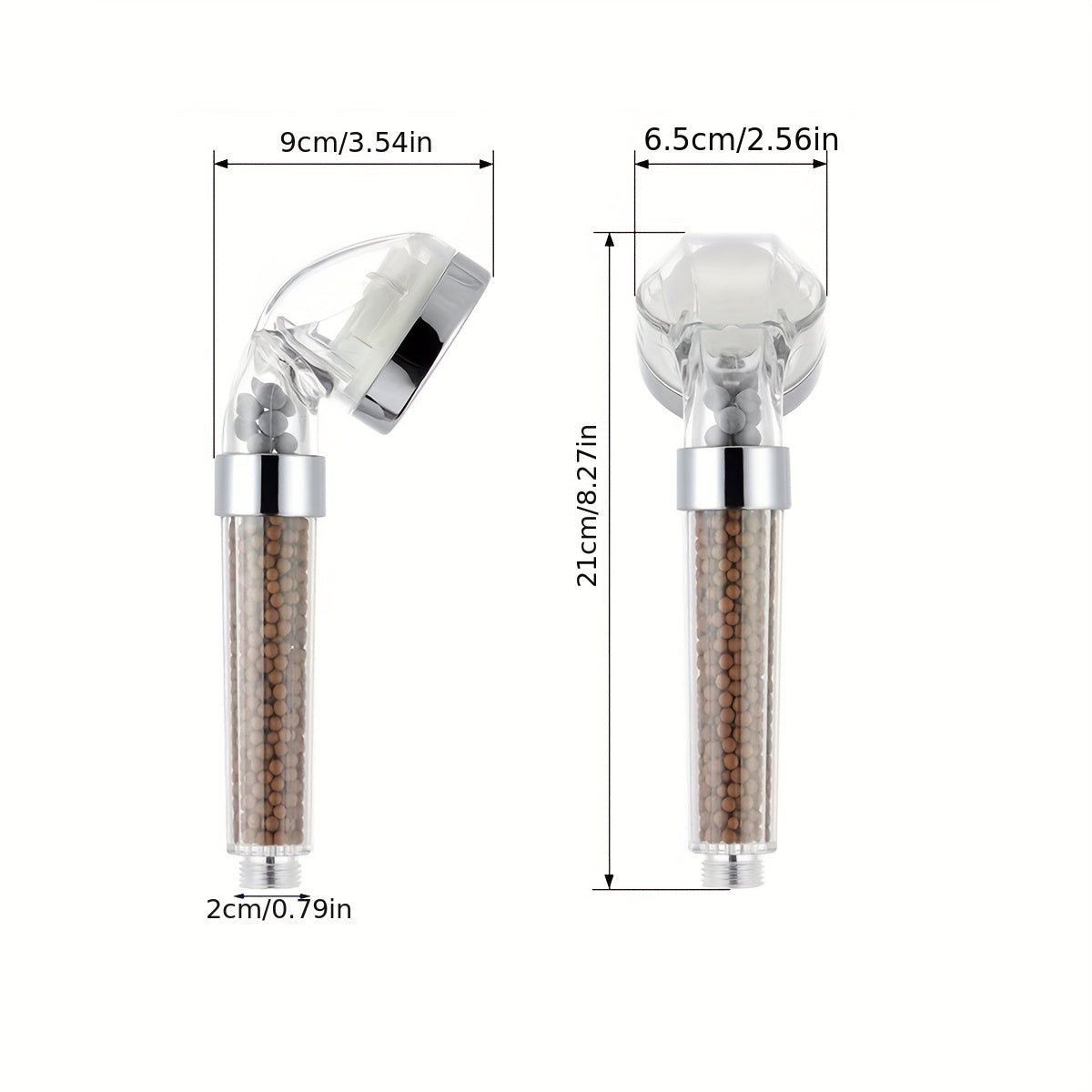 LED 7 Colors Shower Head Automatic Changing Light Water Saving High Pressure