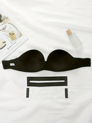 Strapless Bandeau Bra Push Up Invisible Everyday Women's Lingerie