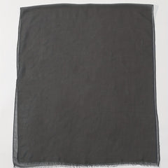 Minimalist Solid Raw Trim Scarf Casual Style Polyester Scarf Shawl