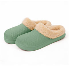 Women's Plush Warm Slippers Waterproof & Fuzzy House Shoes