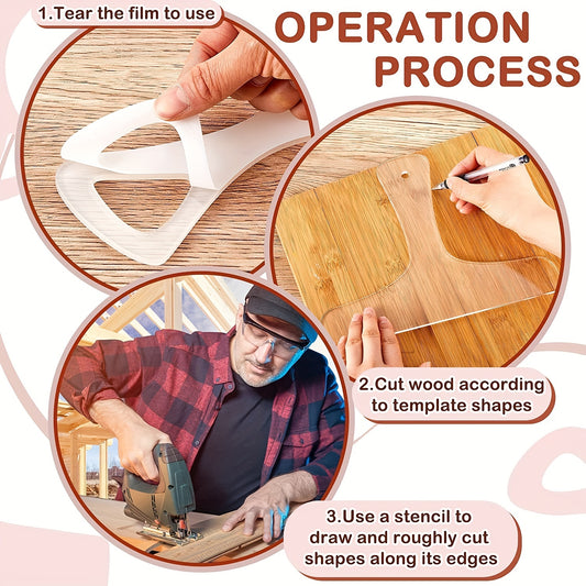 1pc Acrylic Router Template for Cutting Board, Kitchen Home Use