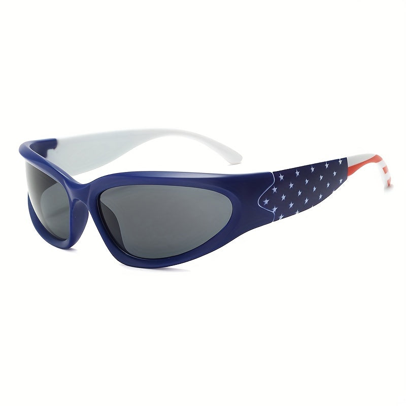 American Flag Sunglasses UV Protection Glasses for Men Women