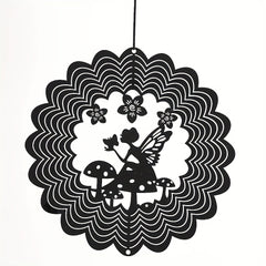 14 Wind Spinner Catcher 3D Rotating Stainless Steel Mirrored Patio Decor