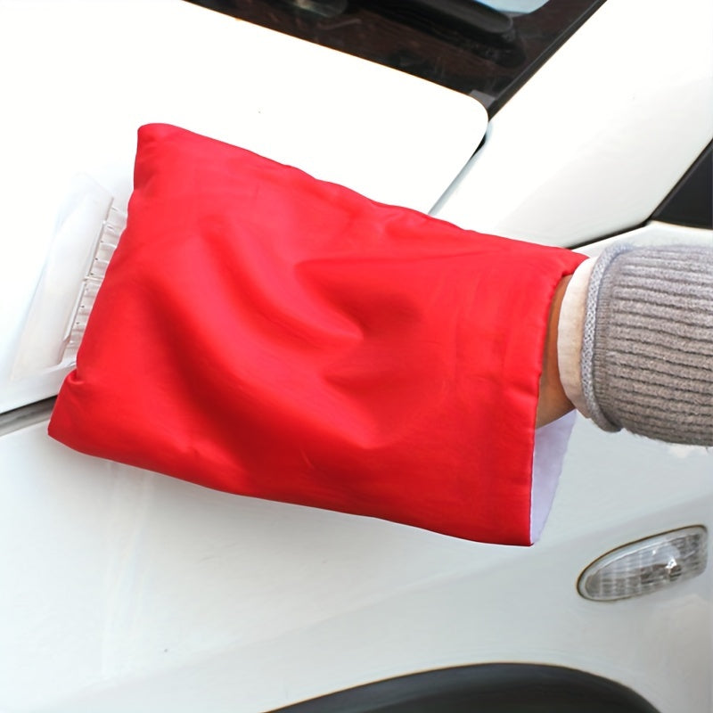 Car Snow Scraper Removal Glove Handheld Auto Window Clean Tool Ice Scraper