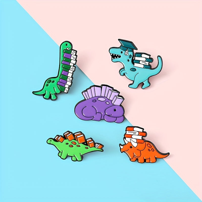 Dr Dinosaur Brooch For Girls Students
