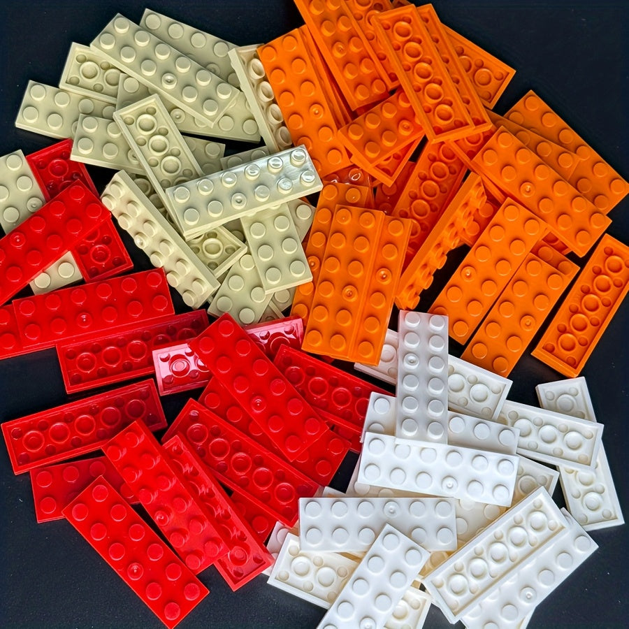 12pcs 2x6 Low Brick Small Particle Building Blocks ABS M