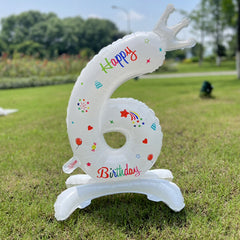 DIY Number Balloon for Birthday Party Decorations