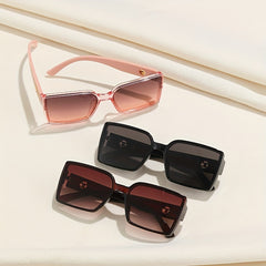 Large Square Sunglasses Jelly UV400 Sun Shades