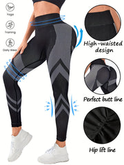 Tummy Control Fitness Pants High Waist Yoga Leggings For Women